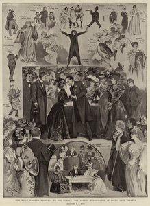 Miss Nelly Farrenin jäähyväiset yleisölle, hyötyesitys Drury Lane -teatterissa